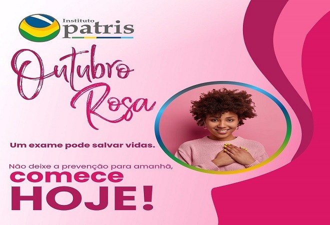 Instituto Patris dá início à Campanha ‘Outubro Rosa’ de conscientização e apoio às mulheres
